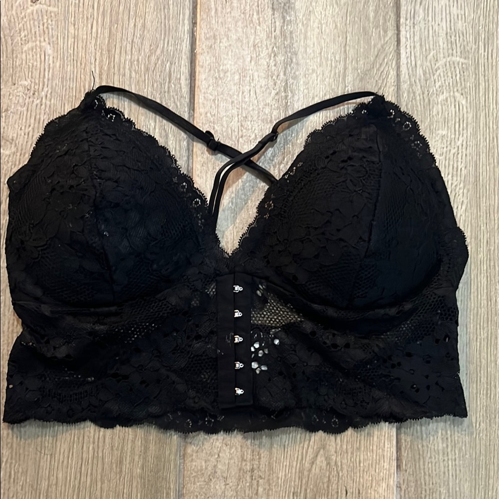Elegant Black Lace Bralette